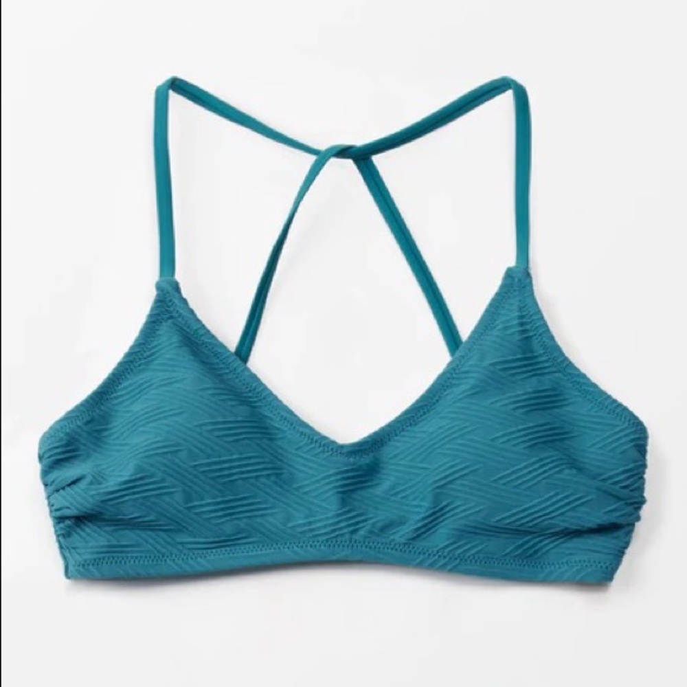 Cupshe blue bikini top XL